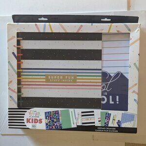 NWT Happy Planner 'Super Fun' Kids Keepsake Organizer Box Kit Big Scrapbooking